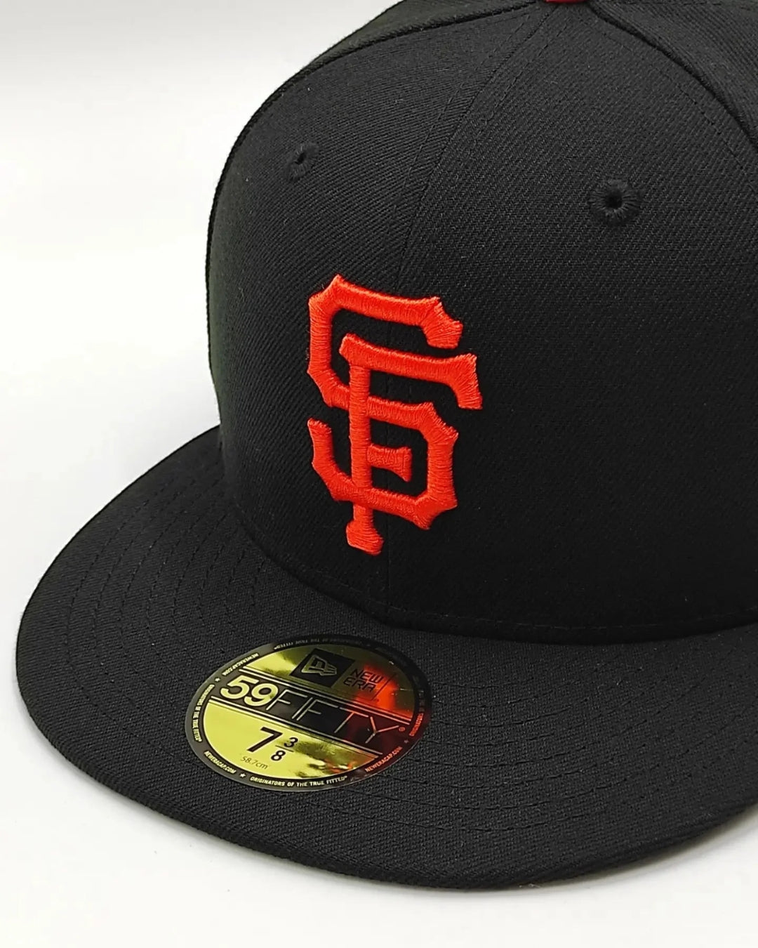 SAN FRANCISCO GIANTS NEGRO CLASICA LOGO NARANJA