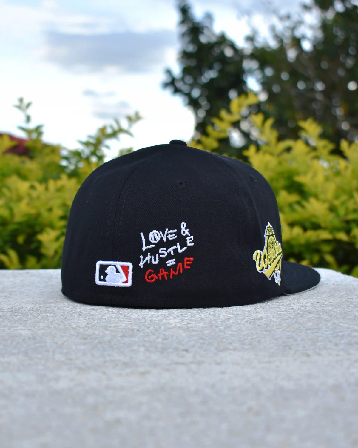 ATLANTA BRAVES NEGRO HUSTLE AND LOVE = GAME