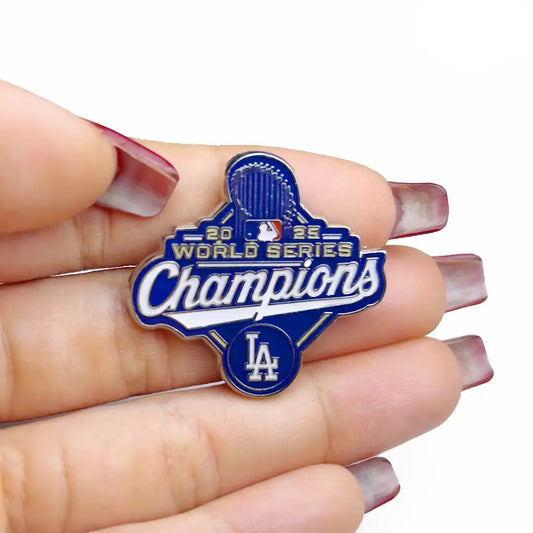 PIN LOS ANGELES DODGERS NAVY CHAMPIONS