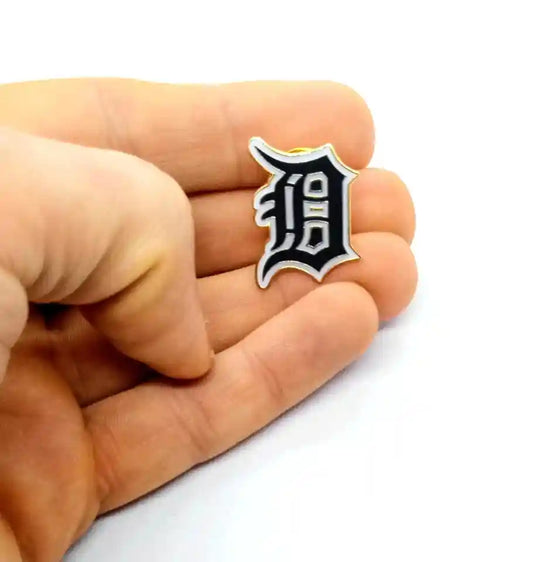 PIN DETROIT TIGERS NEGRO LOGO