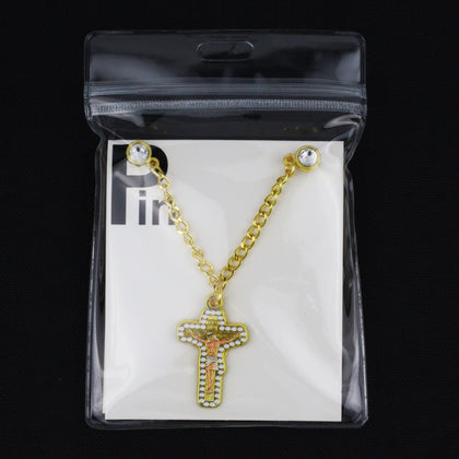 PIN CADENA DE LA SANTA CRUZ DORADO CADENA