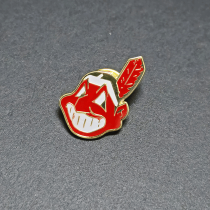 PIN CLEVELAND INDIANS ROJO INDIO