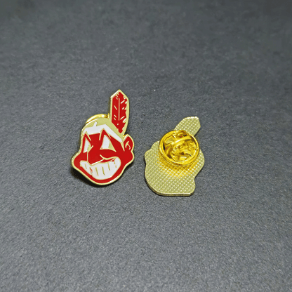 PIN CLEVELAND INDIANS ROJO INDIO