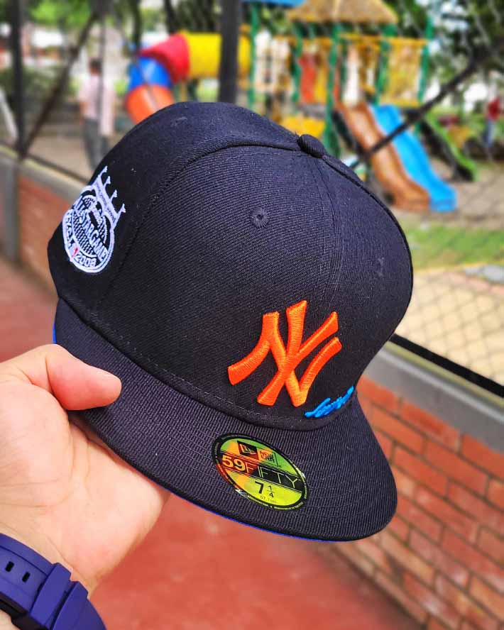 NEW YORK YANKEES NEGRO ALL STAR GAME 2008 JUST DOM visor AZUL