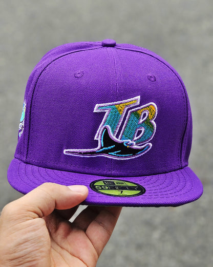 TAMPA BAY RAYS MORADO SIDEPATCH