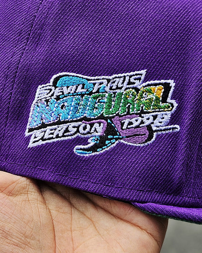 TAMPA BAY RAYS MORADO SIDEPATCH