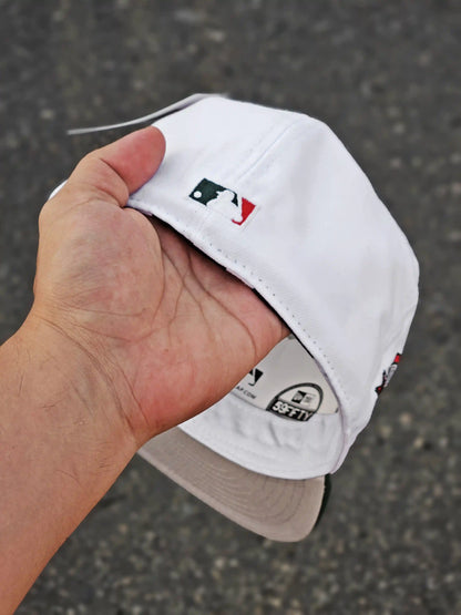 CHICAGO WHITE SOX BLANCO COMISKEY PARK VISOR VERDE