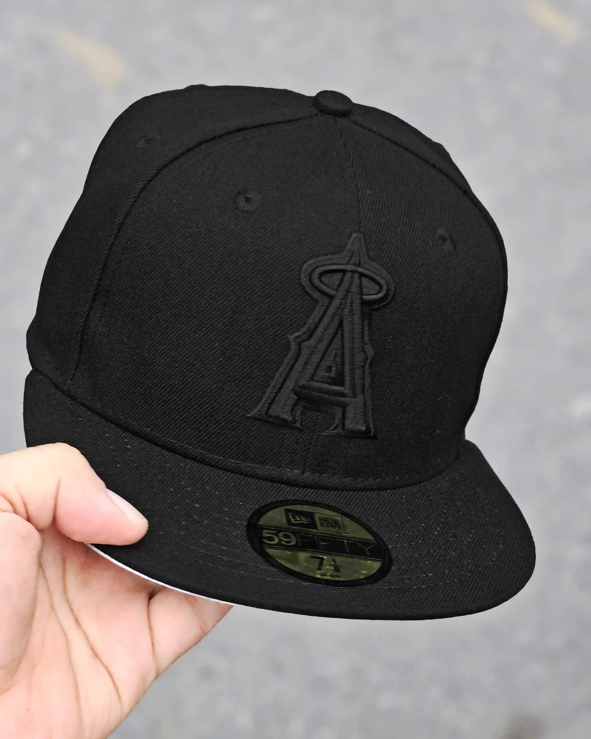 LOS ANGELES ANGELS NEGRO BLACK & BLACK