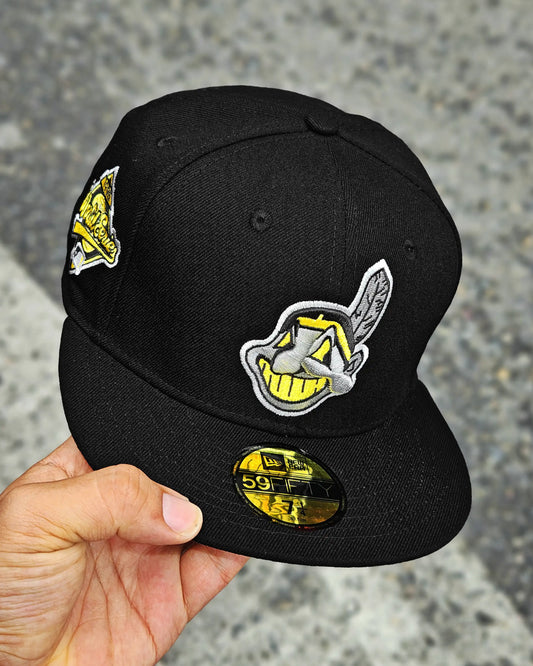 CLEVELAND INDIANS NEGRO 24K WAHOO 1995