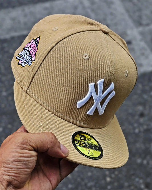 NEW YORK YANKEES BEIGE WORLD SERIES 1999 ROSA