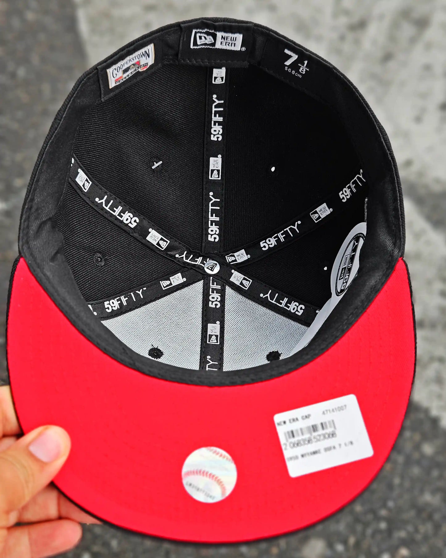 NEW YORK YANKEES NEGRO WORLD SERIES VISOR ROJO