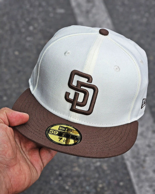 SAN DIEGO PADRES BEIGE VISOR CAFÉ