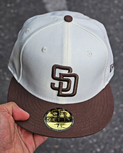 SAN DIEGO PADRES BEIGE VISOR CAFÉ