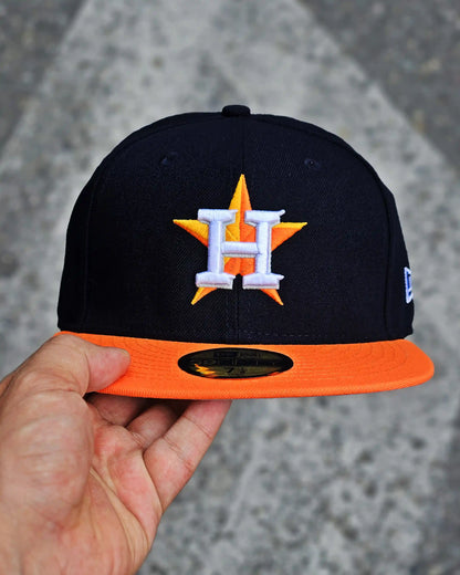 HOUSTON ASTROS NAVY VISOR NARANJA