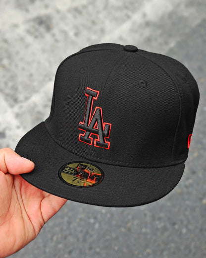 LOS ANGELES DODGERS NEGRO 60TH ANNYVERSARY VISOR ROJO