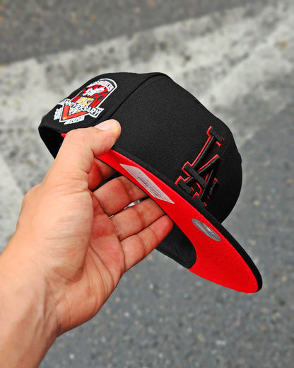 LOS ANGELES DODGERS NEGRO 60TH ANNYVERSARY VISOR ROJO