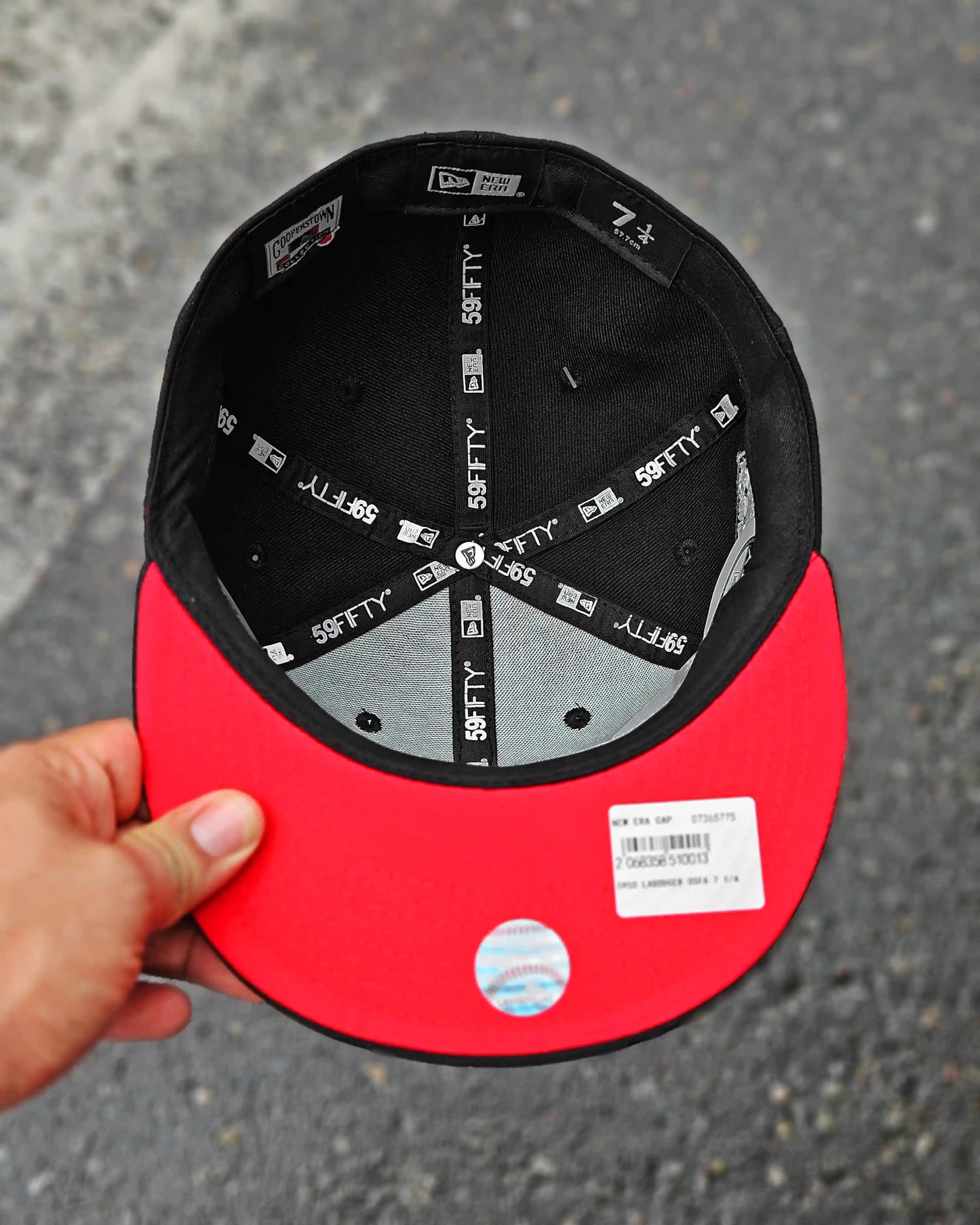 LOS ANGELES DODGERS NEGRO 60TH ANNYVERSARY VISOR ROJO