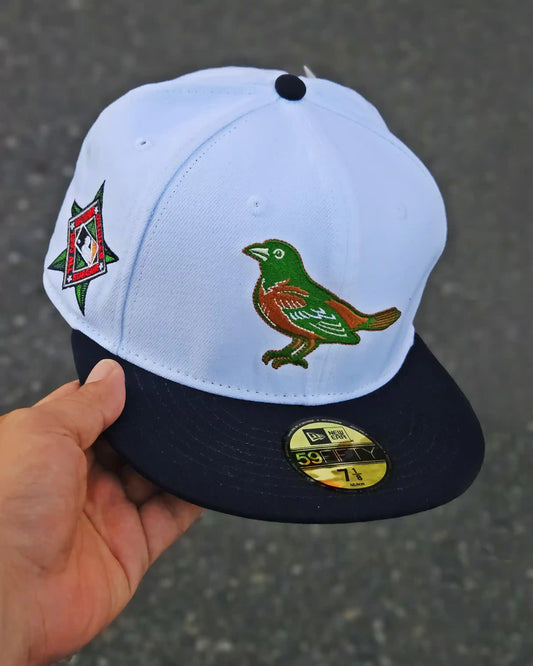 BALTIMORE ORIOLES BLANCO ALL STAR GAME 1933 VISOR AZUL
