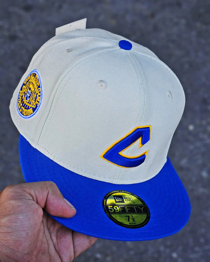 CLEVELAND INDIANS CREMA ALL STAR GAME 1973 VISOR AZUL