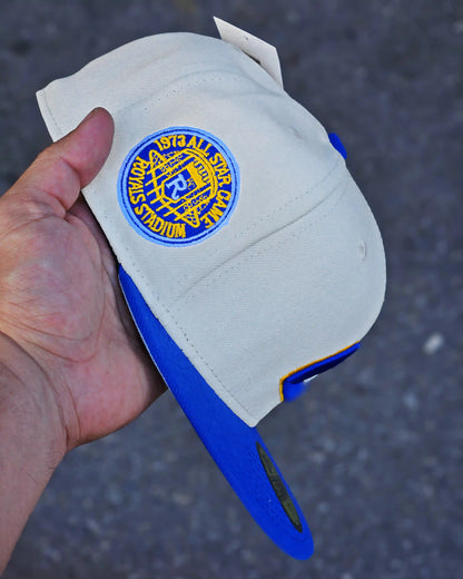 CLEVELAND INDIANS CREMA ALL STAR GAME 1973 VISOR AZUL