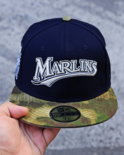 FLORIDA MARLINS AZUL VISOR CAMUFLADO INNAGURAL SEASON 1993