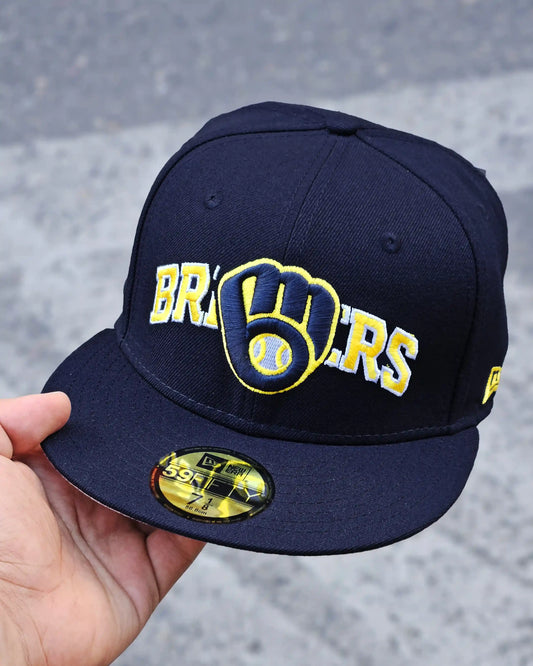 MILWAUKEE BREWERS NAVY OVERLAP