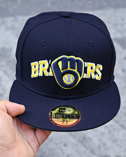 MILWAUKEE BREWERS NAVY OVERLAP