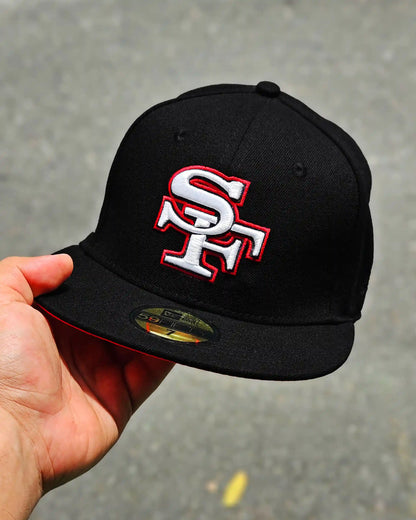 SAN FRANCISCO 49ERS NEGRO SUPER BOWL XXIV VISOR ROJO