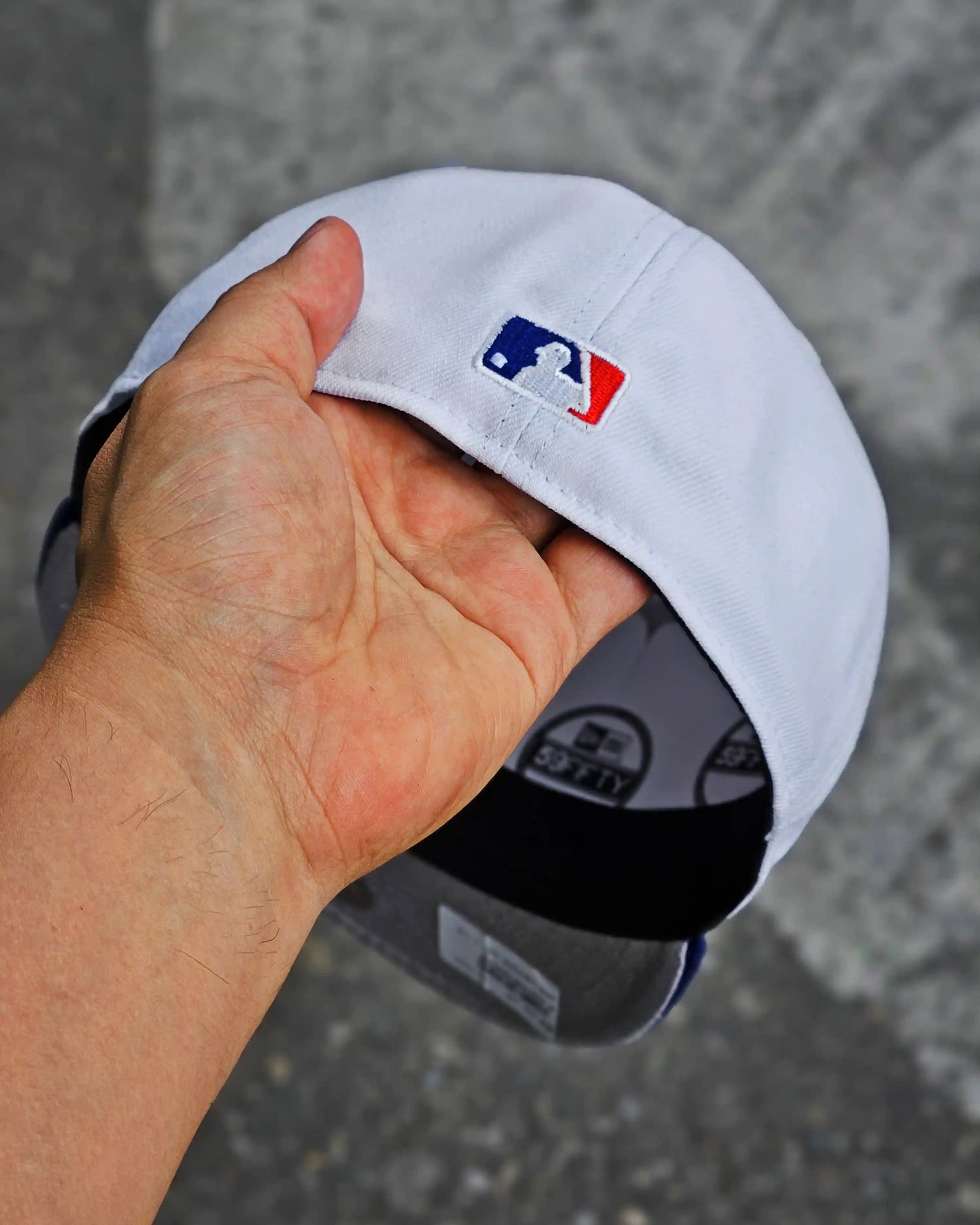 LOS ANGELES DODGERS BLANCO SHOHEI OHTANI CHROME VISOR AZUL