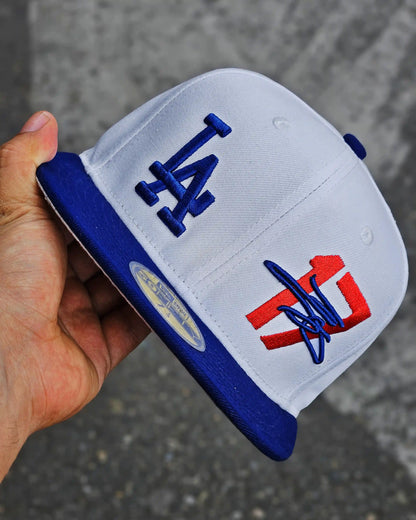 LOS ANGELES DODGERS BLANCO SHOHEI OHTANI CHROME VISOR AZUL