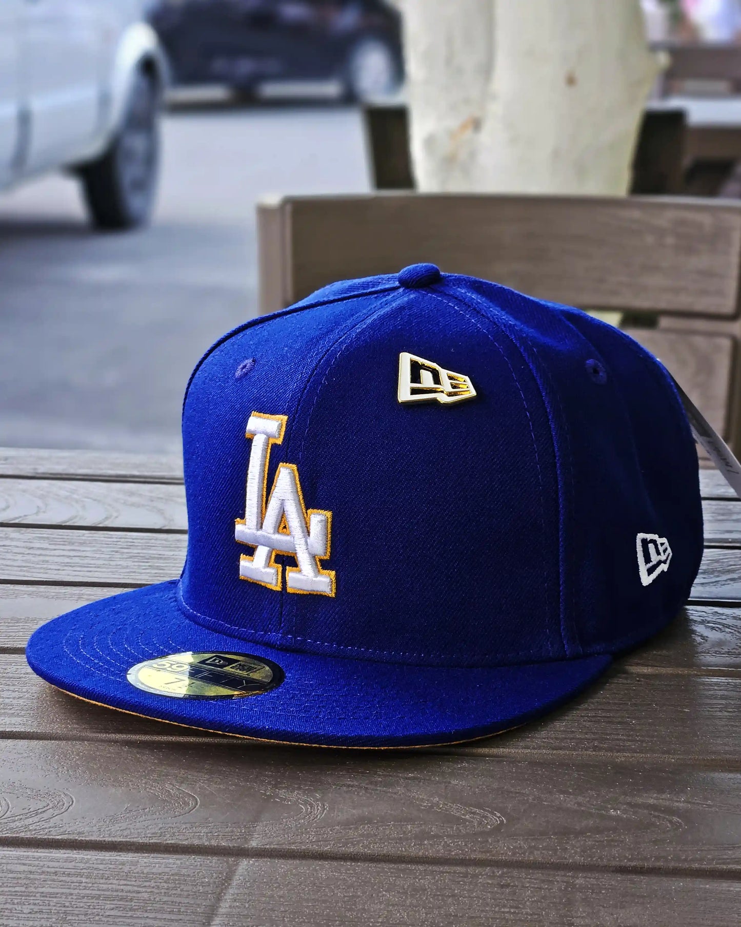 LOS ANGELES DODGERS AZUL NEW ERA DORADO