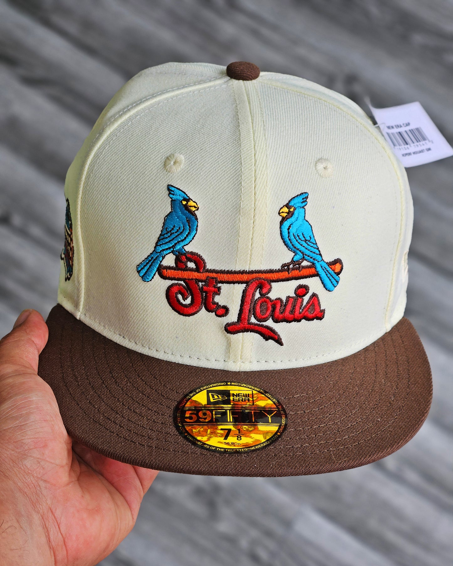 SAN LUIS CARDENALES CREMA BUSCH STADIUM VISOR CAFE