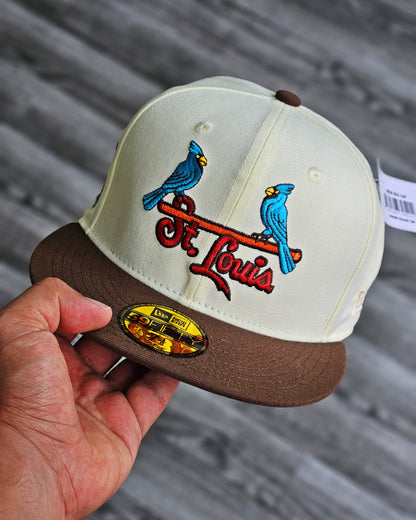 SAN LUIS CARDENALES CREMA BUSCH STADIUM VISOR CAFE