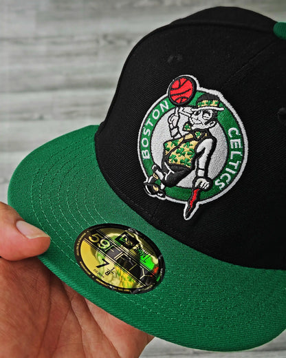 BOSTON CELTICS NEGRO VISOR VERDE
