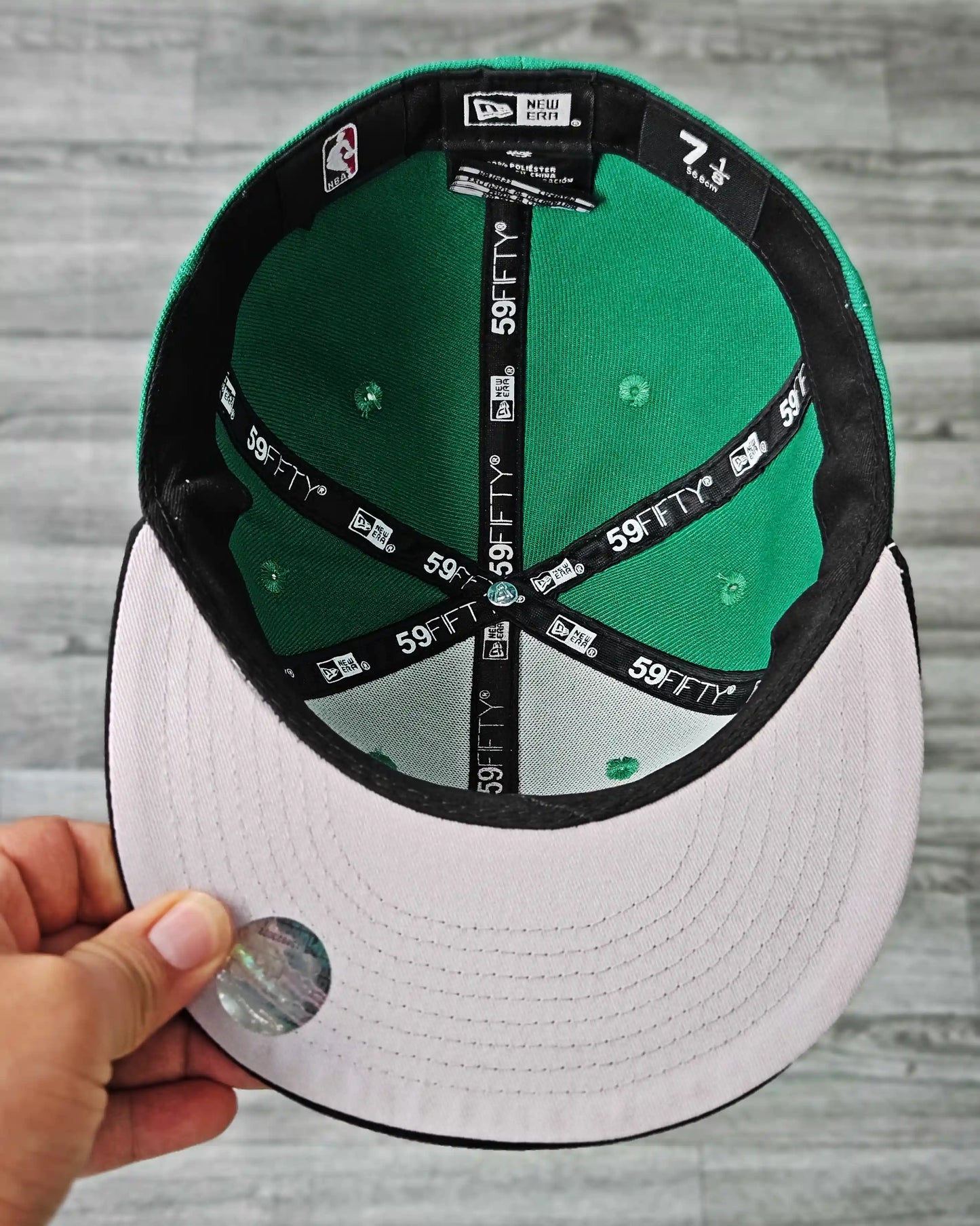 BOSTON CELTICS VERDE VISOR NEGRO