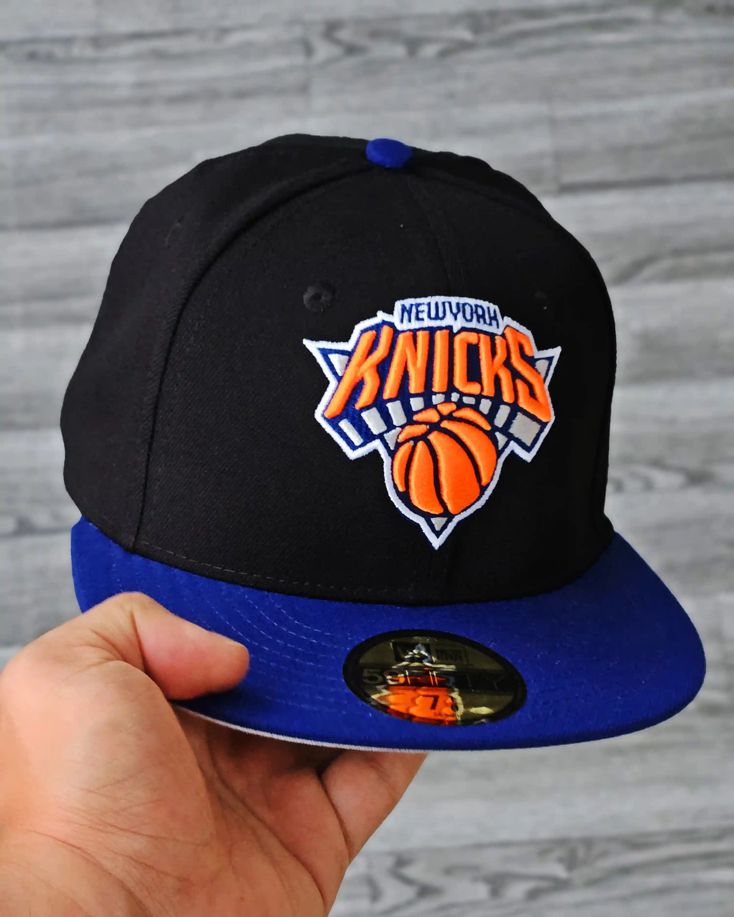 NEW YORK KNICKS NEGRO VISOR AZUL
