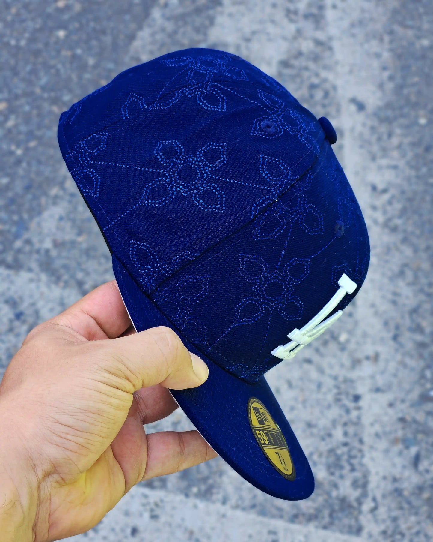 LOS ANGELES DODGERS AZUL OTC PATTERN BORDADO