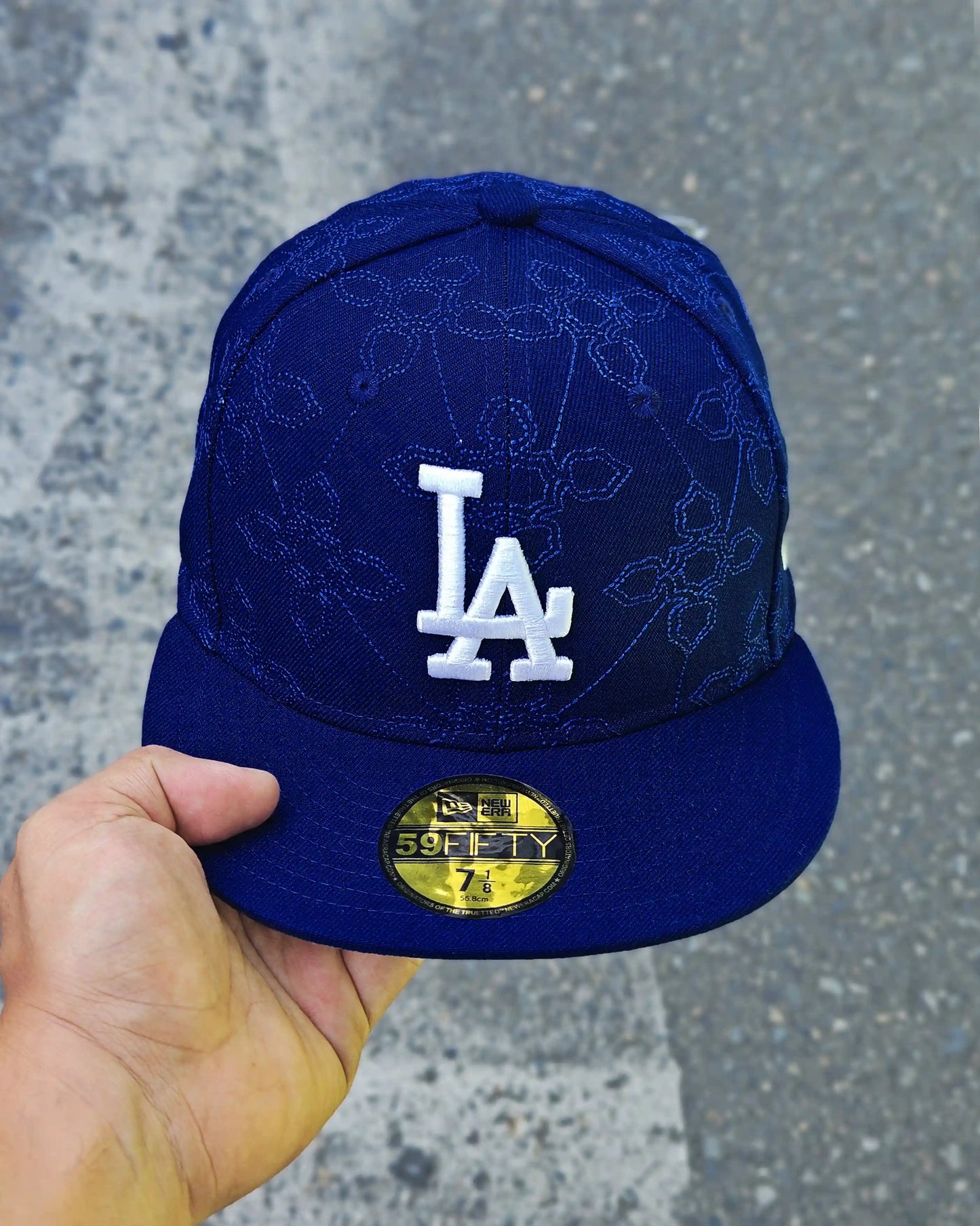 LOS ANGELES DODGERS AZUL OTC PATTERN BORDADO
