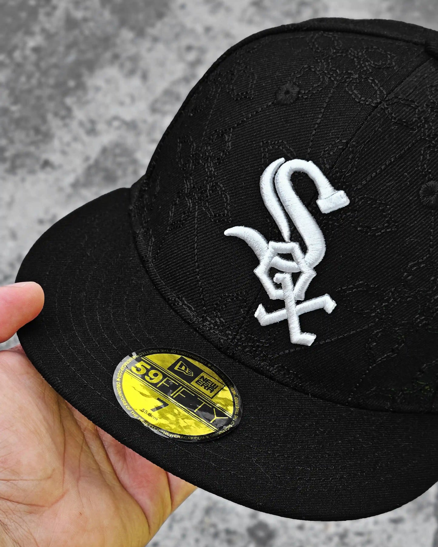CHICAGO WHITE SOX NEGRO OTC PATTERN BORDADO
