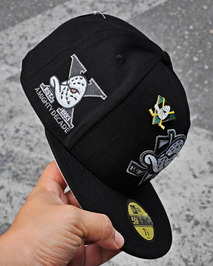 ANAHEIM DUCKS NEGRO MIGHTY DECADE SILVER