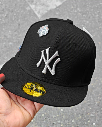 NEW YORK YANKEES NEGRO WORLD SERIES 2024 LOGO PLATEADO