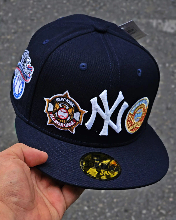 NEW YORK YANKEES NAVY NEW ERA DAY PATCHES