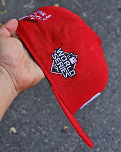 WASHINGTON NATIONALS ROJO HUSTLE AND LOVE = GAME