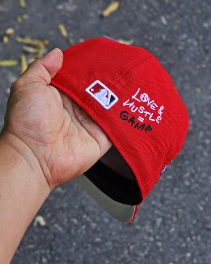 WASHINGTON NATIONALS ROJO HUSTLE AND LOVE = GAME