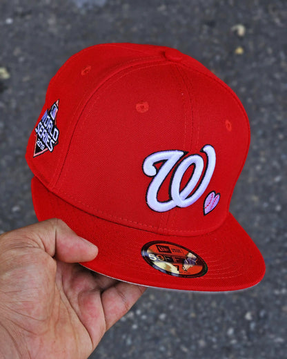 WASHINGTON NATIONALS ROJO HUSTLE AND LOVE = GAME