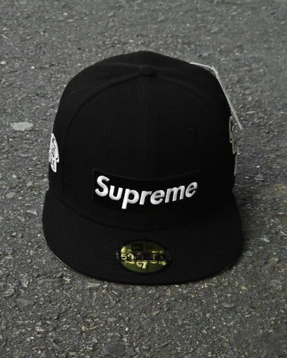 SUPREME EXCLUSIVE NEGRO JERSEY LOGO BOX