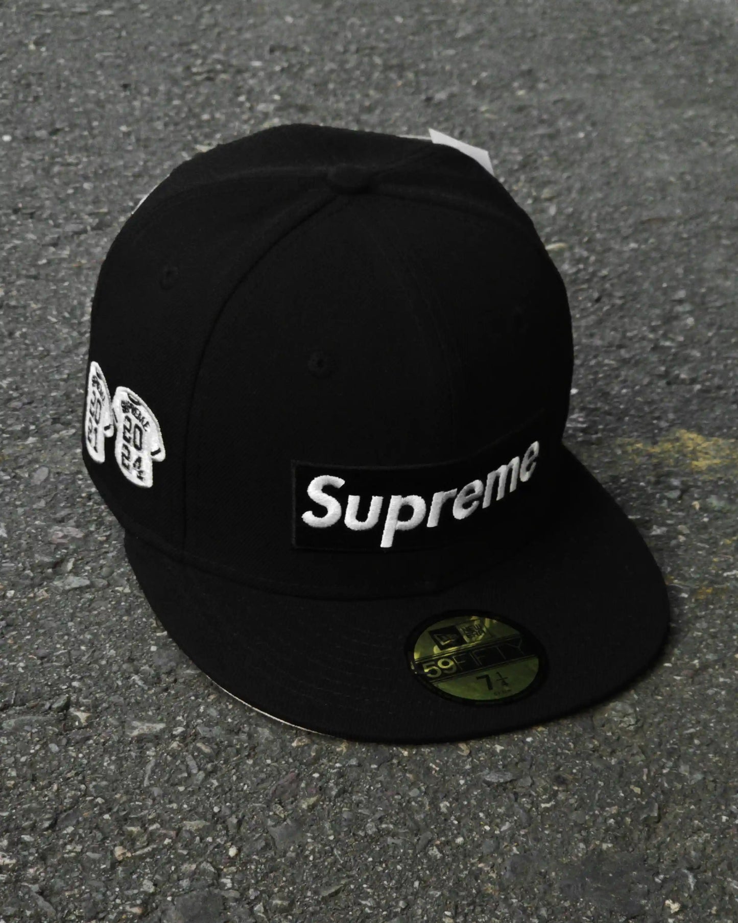 SUPREME EXCLUSIVE NEGRO JERSEY LOGO BOX