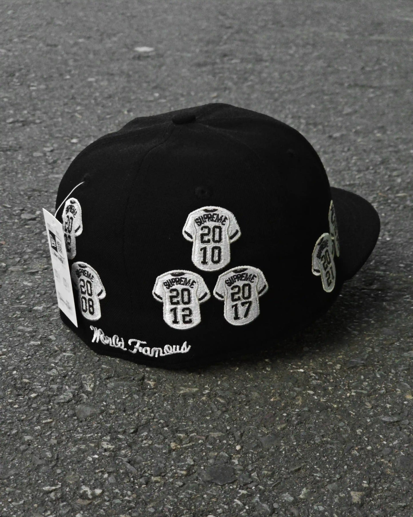 SUPREME EXCLUSIVE NEGRO JERSEY LOGO BOX