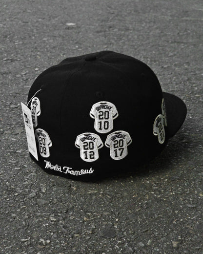 SUPREME EXCLUSIVE NEGRO JERSEY LOGO BOX