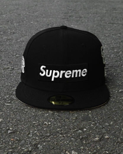 SUPREME EXCLUSIVE NEGRO JERSEY LOGO BOX
